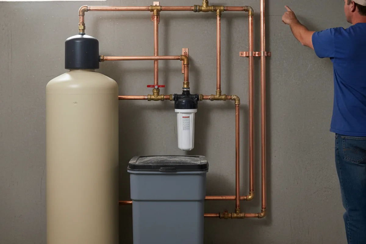 Whole-house water treatment system installed in Fleming